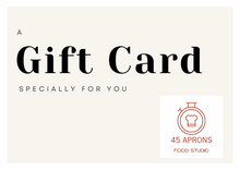 Load image into Gallery viewer, 45 Aprons - Gift Card