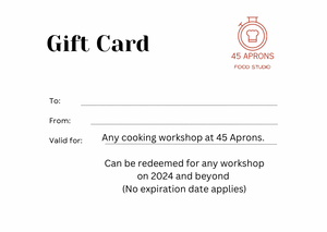 45 Aprons - Gift Card