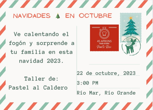 Pastel al Caldero - 10/22/23 - 1 Persona - 3:00 PM